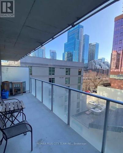 502 - 375 King Street W, Toronto, ON - Outdoor With Balcony With Exterior
