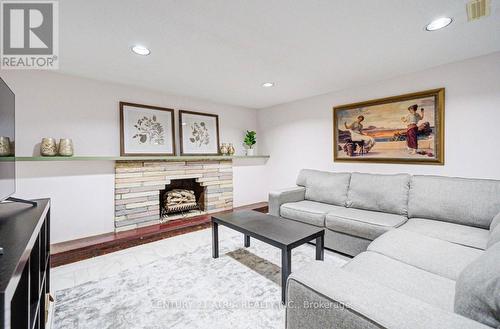 223 Willowdale Avenue, Toronto, ON - Indoor Photo Showing Living Room With Fireplace