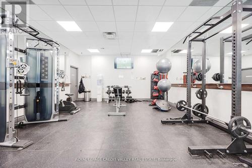 709 - 349 Rathburn Road W, Mississauga, ON - Indoor Photo Showing Gym Room