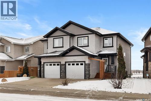 8825 Kestral Drive, Regina, SK - Outdoor With Facade