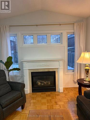 106 Casabel Drive W, Vaughan, ON - Indoor Photo Showing Living Room With Fireplace
