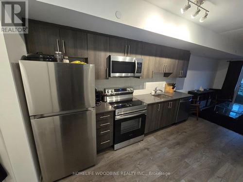 216 - 556 Marlee Avenue, Toronto, ON - Indoor Photo Showing Kitchen With Stainless Steel Kitchen