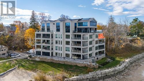 101 - 10 Dalhousie Avenue, St. Catharines (Port Dalhousie), ON - Outdoor With Balcony With Facade