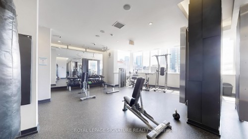 1030-250 Wellington Street W, Toronto, ON - Indoor Photo Showing Gym Room