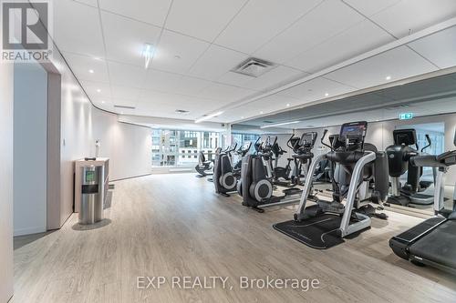 Building Amenities: World class exercise facility - 617 - 1001 Bay Street, Toronto, ON - Indoor Photo Showing Gym Room