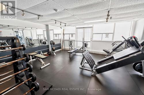 407 - 3501 Glen Erin Drive, Mississauga, ON - Indoor Photo Showing Gym Room