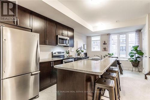 8 - 219 Dundas Street E, Hamilton, ON - Indoor Photo Showing Kitchen With Double Sink