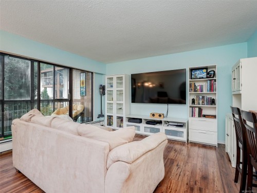 302-1005 Mckenzie Ave, Saanich, BC - Indoor Photo Showing Living Room