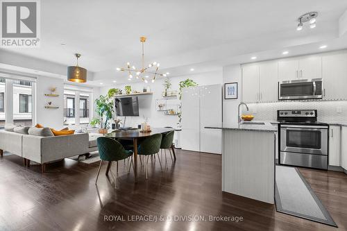 Th4 - 120 Long Branch Avenue, Toronto, ON - Indoor Photo Showing Kitchen With Stainless Steel Kitchen With Upgraded Kitchen