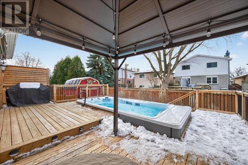 71 Royaledge Way, Hamilton, ON - Outdoor With Above Ground Pool With Deck Patio Veranda With Exterior