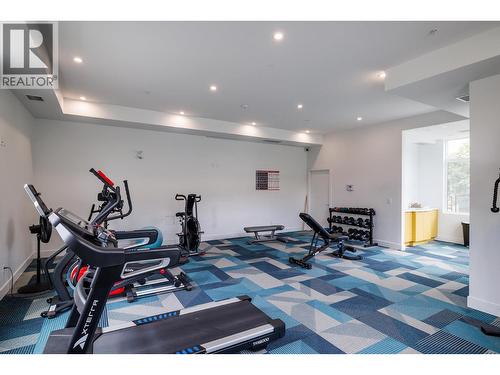 3642 Mission Springs Drive Unit# 303, Kelowna, BC - Indoor Photo Showing Gym Room