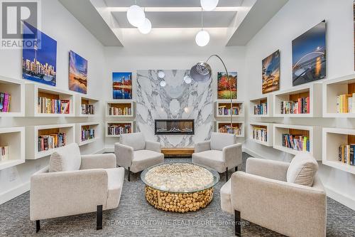 2524 - 165 Legion Road N, Toronto, ON - Indoor Photo Showing Living Room With Fireplace