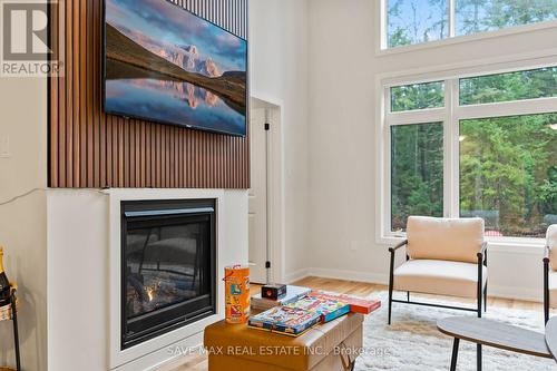 1049 Greensview Drive, Lake Of Bays, ON - Indoor Photo Showing Living Room With Fireplace