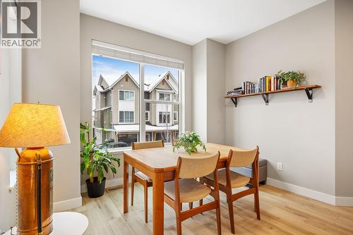 Open concept layout with a dedicated dining area that connects the entire main floor. - 2490 Tuscany Drive Unit# 54, West Kelowna, BC - Indoor Photo Showing Dining Room