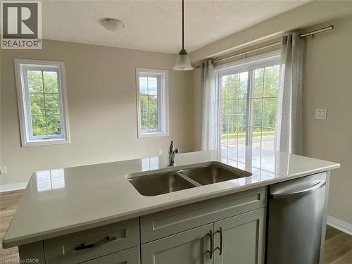 311 Woolwich Street Unit# 6, Waterloo, ON - Indoor Photo Showing Kitchen With Double Sink