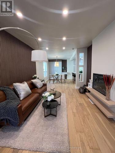 396 Emerald Street N, Hamilton, ON - Indoor Photo Showing Living Room With Fireplace