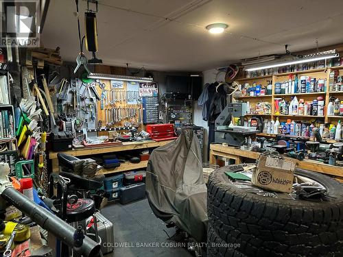 Work space in garage. - 628 Pittston Road, Edwardsburgh/Cardinal, ON - Indoor