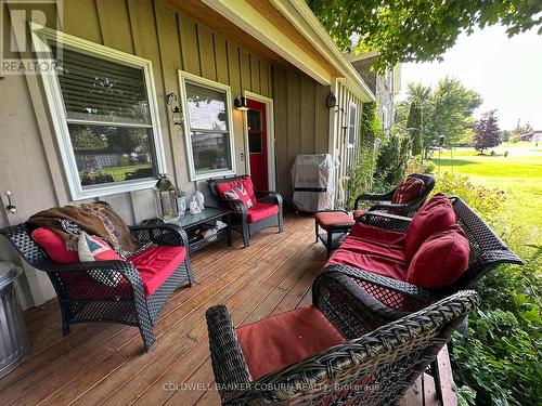 Peaceful deck off the side of the house. - 628 Pittston Road, Edwardsburgh/Cardinal, ON - Outdoor With Deck Patio Veranda With Exterior
