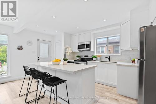 73 Trinnell Boulevard, Toronto, ON - Indoor Photo Showing Kitchen With Stainless Steel Kitchen With Upgraded Kitchen