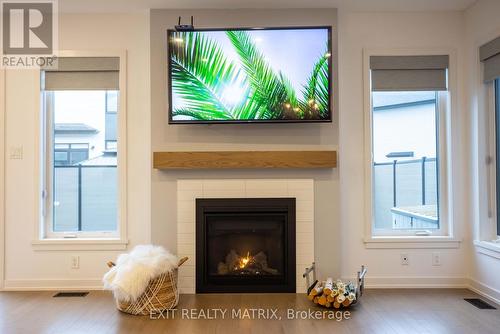 6487 Renaud Road, Ottawa, ON - Indoor Photo Showing Living Room With Fireplace