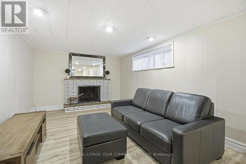 9 Westmount Park Road, Toronto, ON - Indoor Photo Showing Living Room With Fireplace