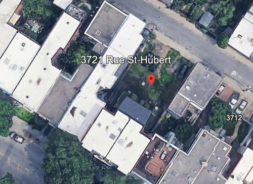 Photo aérienne - 3717 Rue St-Hubert, Montréal (Le Plateau-Mont-Royal), QC 