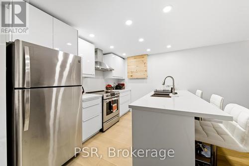 Lower - 25 Knight Street, Toronto, ON - Indoor Photo Showing Kitchen With Double Sink With Upgraded Kitchen