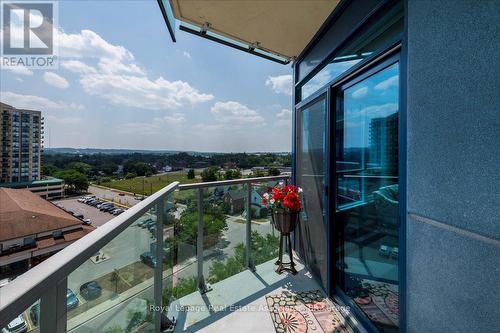 811 - 37 Ellen Street, Barrie, ON - Outdoor With Balcony With View With Exterior