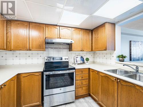 306 - 26 Hall Road, Halton Hills, ON - Indoor Photo Showing Kitchen With Double Sink