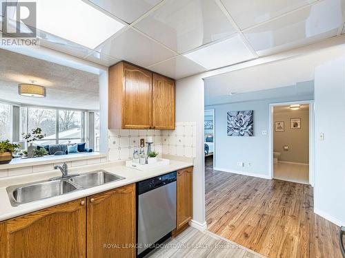 306 - 26 Hall Road, Halton Hills, ON - Indoor Photo Showing Kitchen With Double Sink