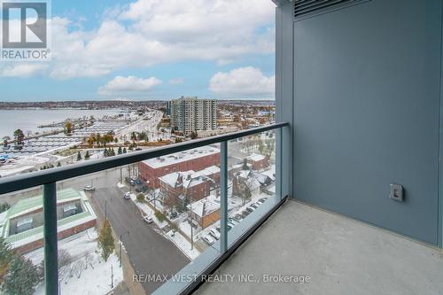 Water View Balcony - 1210 - 39 Mary Street, Barrie, ON - Outdoor With View
