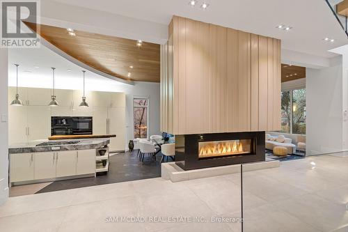 67 Lake Promenade, Toronto, ON - Indoor With Fireplace
