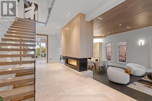 67 Lake Promenade, Toronto, ON - Indoor Photo Showing Other Room With Fireplace