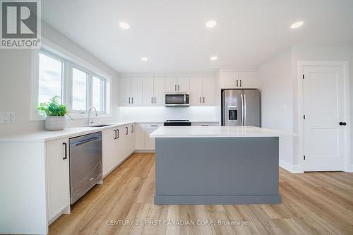 34 Postma Crescent, North Middlesex (Ailsa Craig), ON - Indoor Photo Showing Kitchen With Upgraded Kitchen