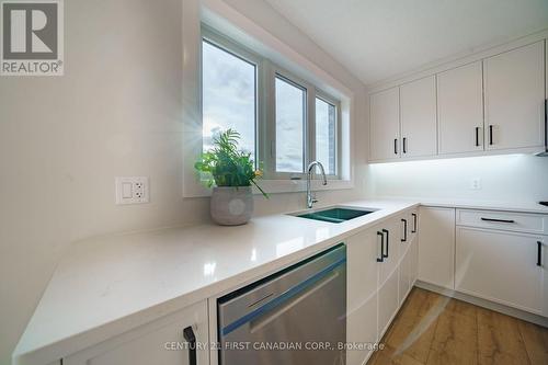 34 Postma Crescent, North Middlesex (Ailsa Craig), ON - Indoor Photo Showing Kitchen With Double Sink