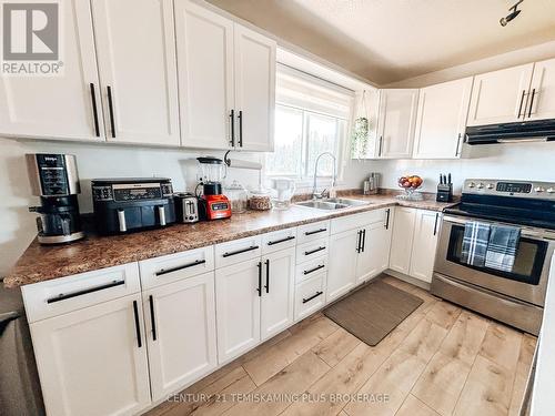 203 Roland Road, Temiskaming Shores (New Liskeard), ON - Indoor Photo Showing Kitchen With Double Sink