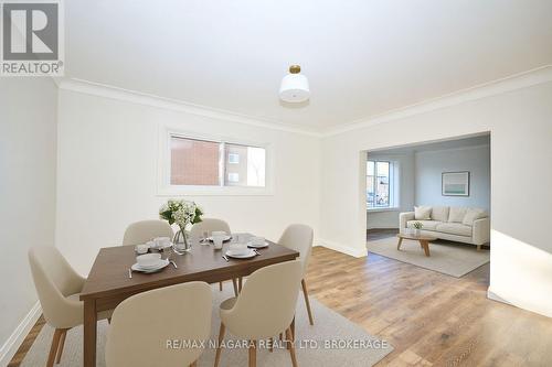 Virtually staged photos - Unit 6 - 141 Plymouth Road, Welland (Lincoln/Crowland), ON - Indoor Photo Showing Dining Room