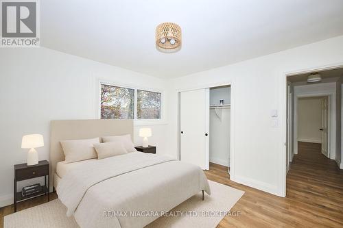 Virtually staged photos - Unit 6 - 141 Plymouth Road, Welland (Lincoln/Crowland), ON - Indoor Photo Showing Bedroom