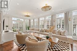 Sunroom also has heated floors. - 