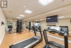 Private gym, with access to indoor pool. - 
