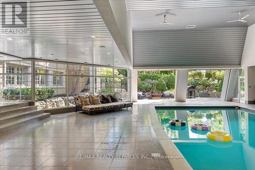 Resort style pool area. - 574 Conservation Drive, Brampton, ON - Indoor Photo Showing Other Room With In Ground Pool