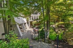 Walk-up to rear yard. - 