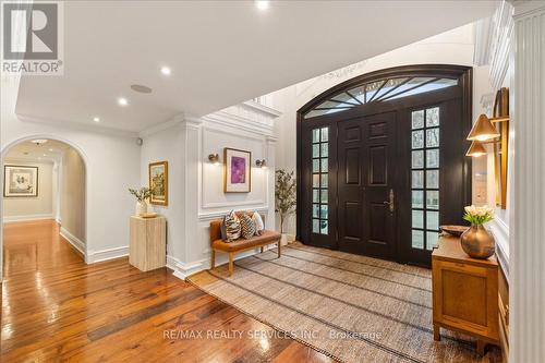 Grand foyer with double height cathedral ceiling. - 574 Conservation Drive, Brampton, ON - Indoor Photo Showing Other Room