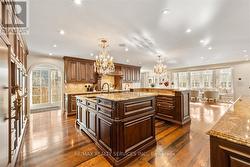 Double island kitchen, with built-in appliances. - 