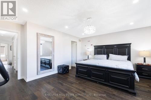 37 Ross Drive, Brampton, ON - Indoor Photo Showing Bedroom With Fireplace