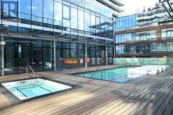 Pool deck & hot tub - 