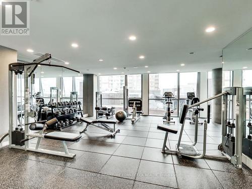 Gym - 2104 - 390 Cherry Street, Toronto, ON - Indoor Photo Showing Gym Room