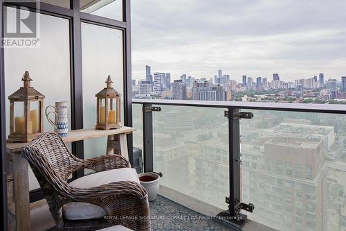 2104 - 390 Cherry Street, Toronto, ON - Outdoor With Balcony