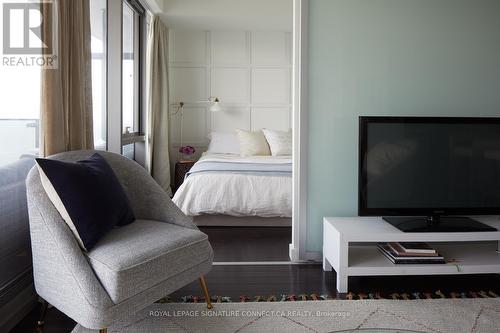 2104 - 390 Cherry Street, Toronto, ON - Indoor Photo Showing Bedroom