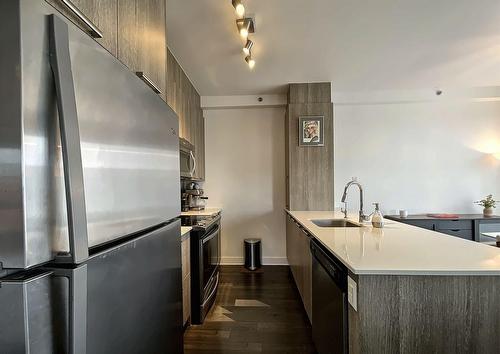 Kitchen - 405-2335 Av. Bennett, Montréal (Mercier/Hochelaga-Maisonneuve), QC - Indoor Photo Showing Kitchen With Upgraded Kitchen